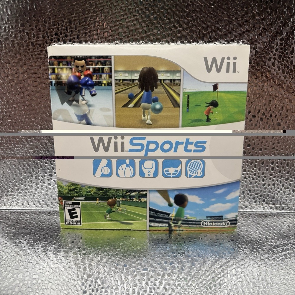 Wii Sports Nintendo Wii Brand New Sealed Original Authentic Paper Sleeve